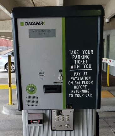 Pay Station close-up