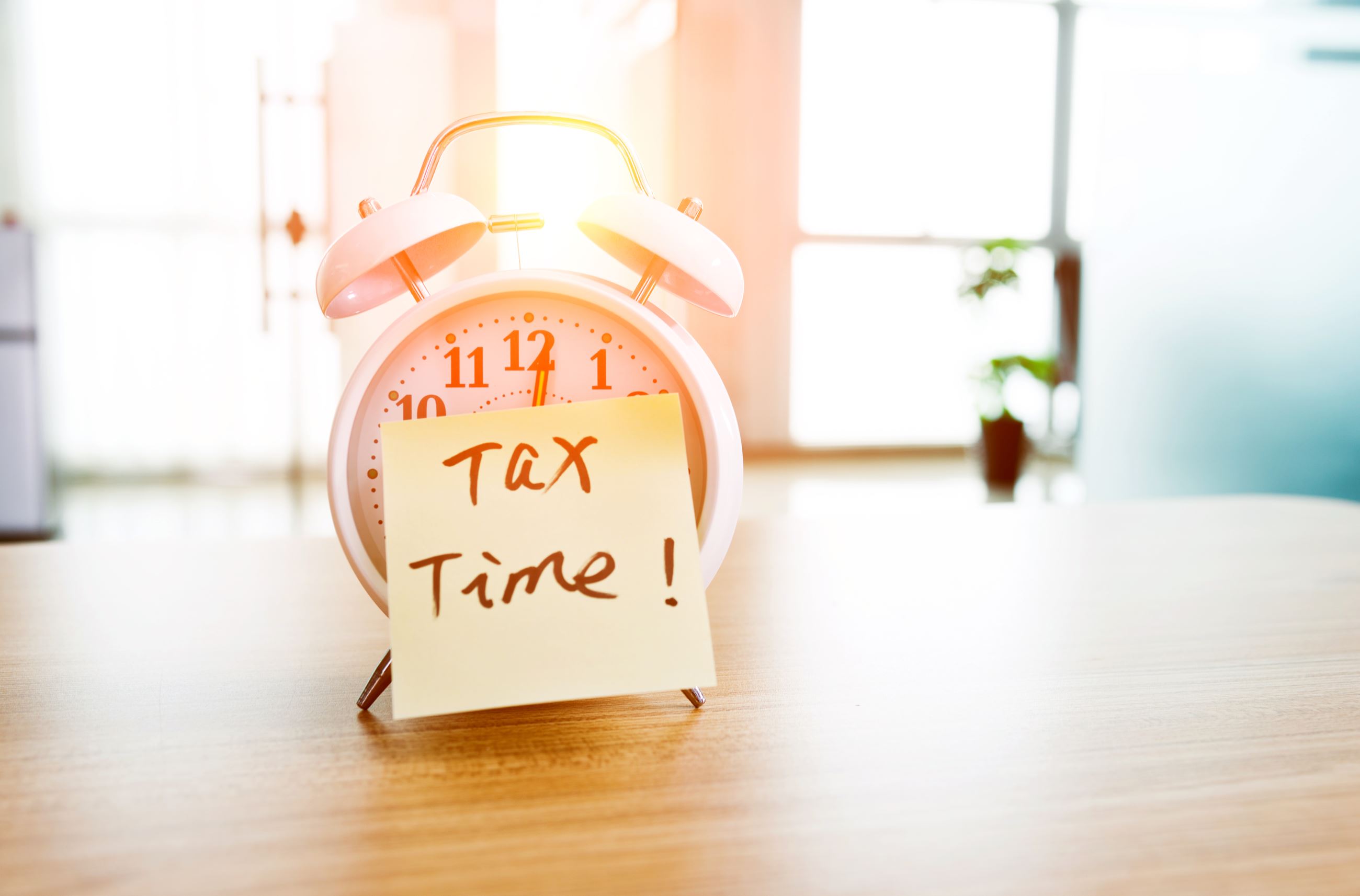 Tax Time Alarm Clock