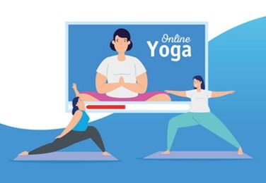 online yoga picture